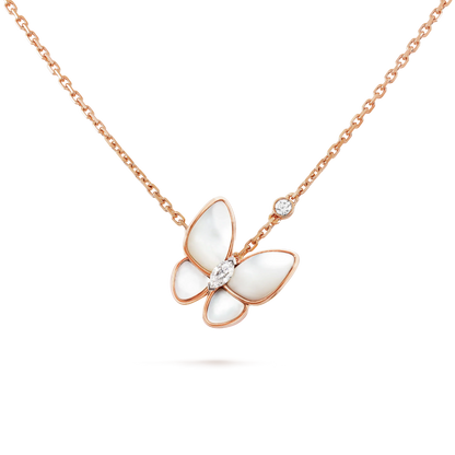 [Echo ]BUTTERFLY MOP DIAMOND NECKLACE