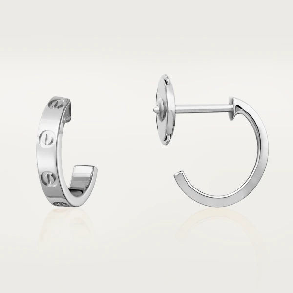 [Echo ]LOVE EARRINGS 2.65MM SILVER