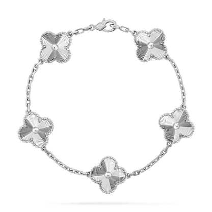 [Echo]CLOVER SILVER 5 MOTIFS BRACELET