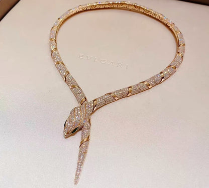 [ECHO]HAUTE COUTURE GOLD SERPENTI NECKLACE