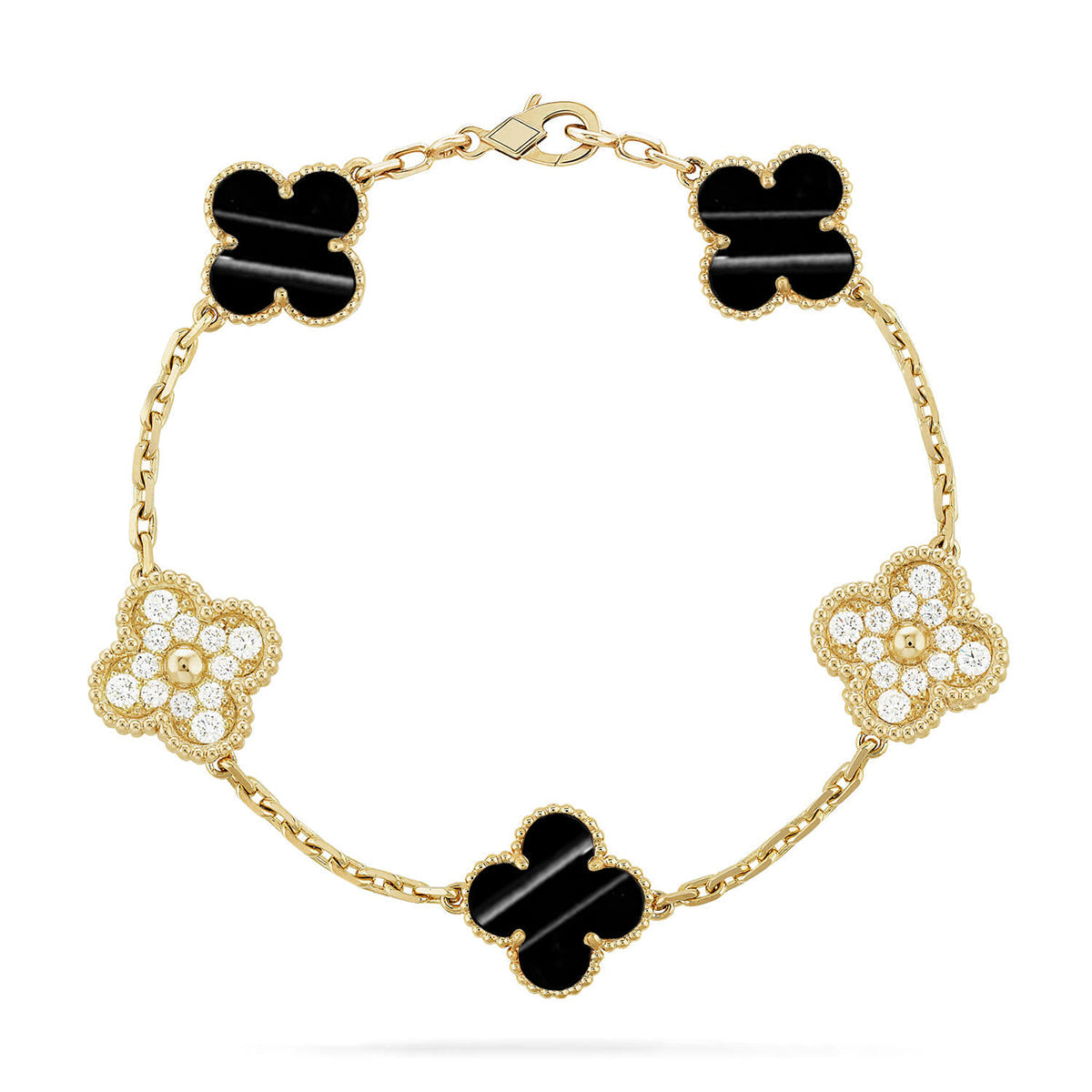 [ECHO ] CLOVER 5 MOTIF PULSAR STONE BRACELET COLLECTION