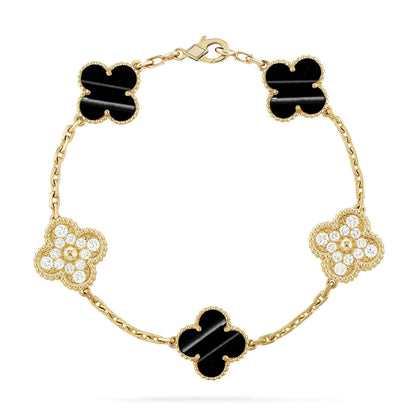 [ECHO ] CLOVER 5 MOTIF PULSAR STONE BRACELET COLLECTION