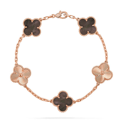 [ECHO ] CLOVER 5 MOTIF GRAY MOP BRACELET COLLECTION