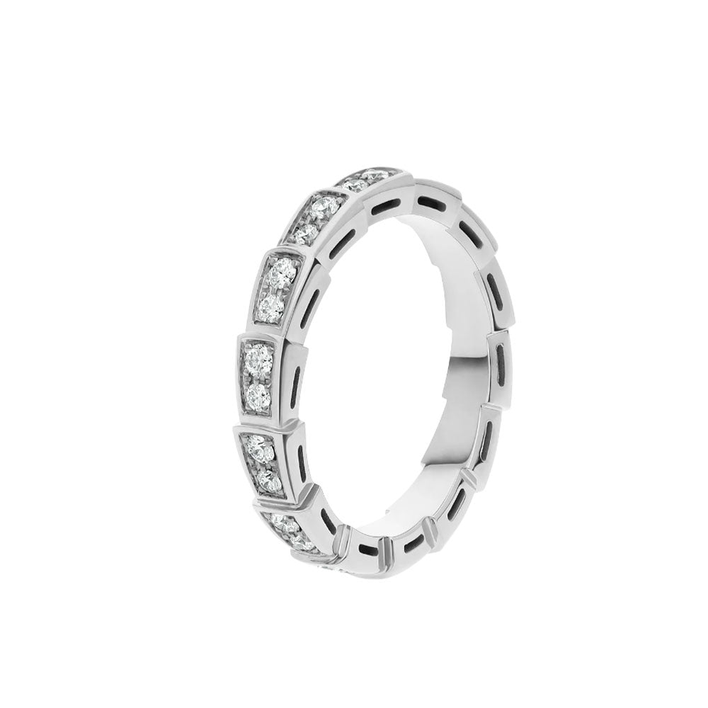 [Echo] SERPENTI RING SILBER DIAMANT GEPAART 3MM
