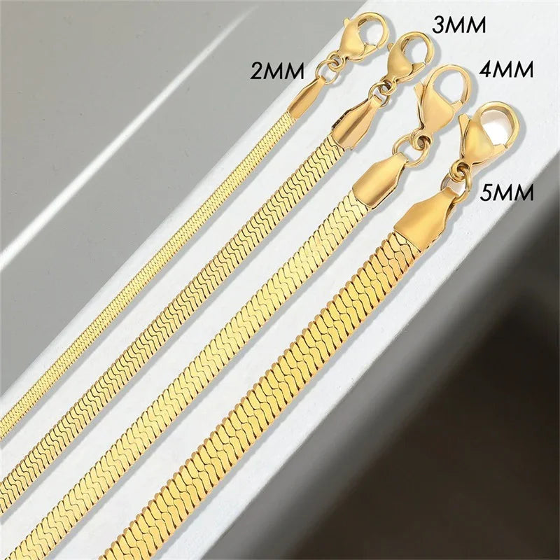 [Echo Fine]Vida Gold Herringbone Bracelet