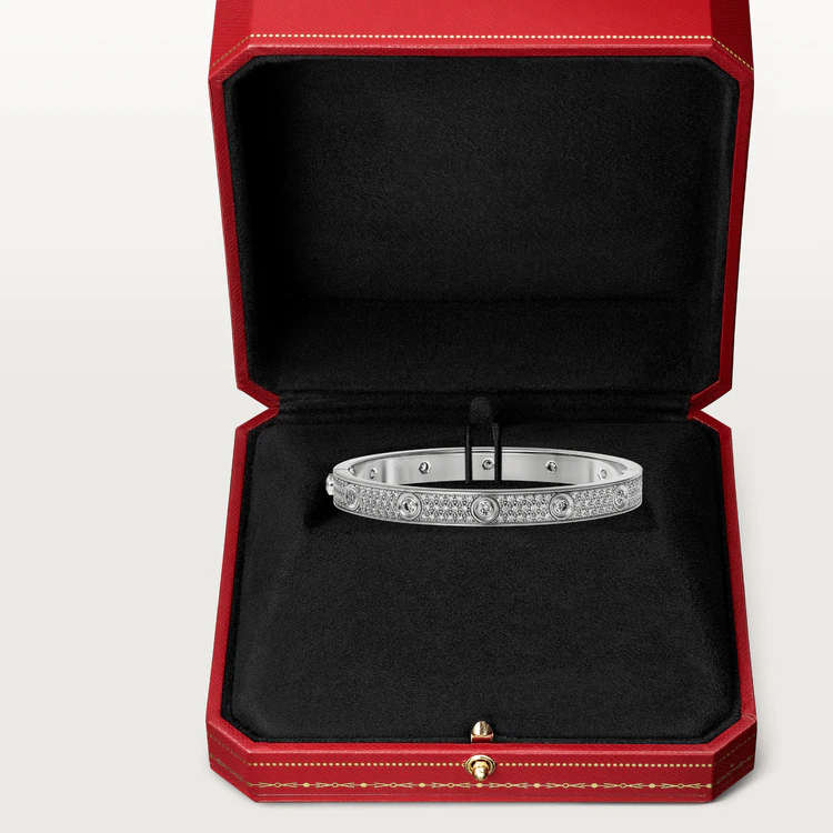 [Echo ]LOVE BRACELET 6.1MM DIAMOND-PAVED 10 BIG DIAMONDS