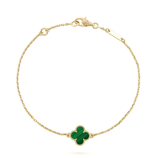 [Echo ]CLOVER BRACELET MALACHITE 1 MOTIF