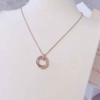 [Echo]TRINITY HALSKETTE GOLD DIAMANTEN