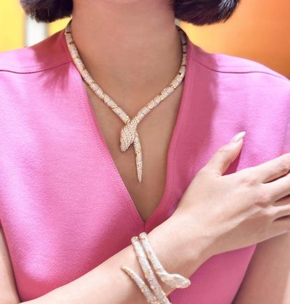 [ECHO]HAUTE COUTURE GOLD SERPENTI NECKLACE