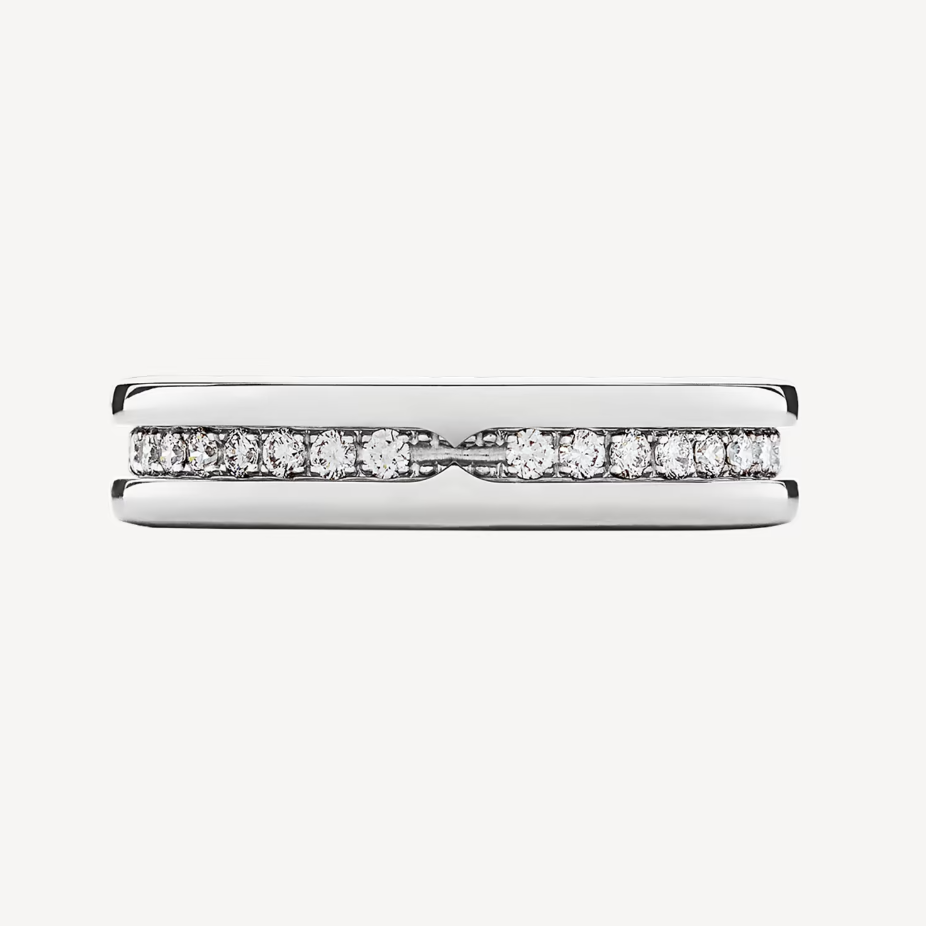 [Echo ]ZERO 1 ONE-BAND PAVED DIAMONDS ON THE SPIRAL RING