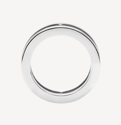 [Echo ]ZERO 1 ONE-BAND WITH OPENWORK LOGO SPIRAL RING