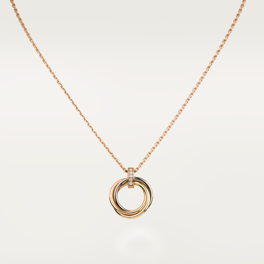 [Echo]TRINITY HALSKETTE GOLD DIAMANTEN
