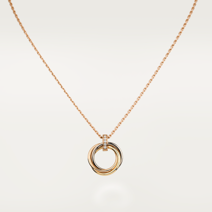 [Echo]TRINITY HALSKETTE GOLD DIAMANTEN