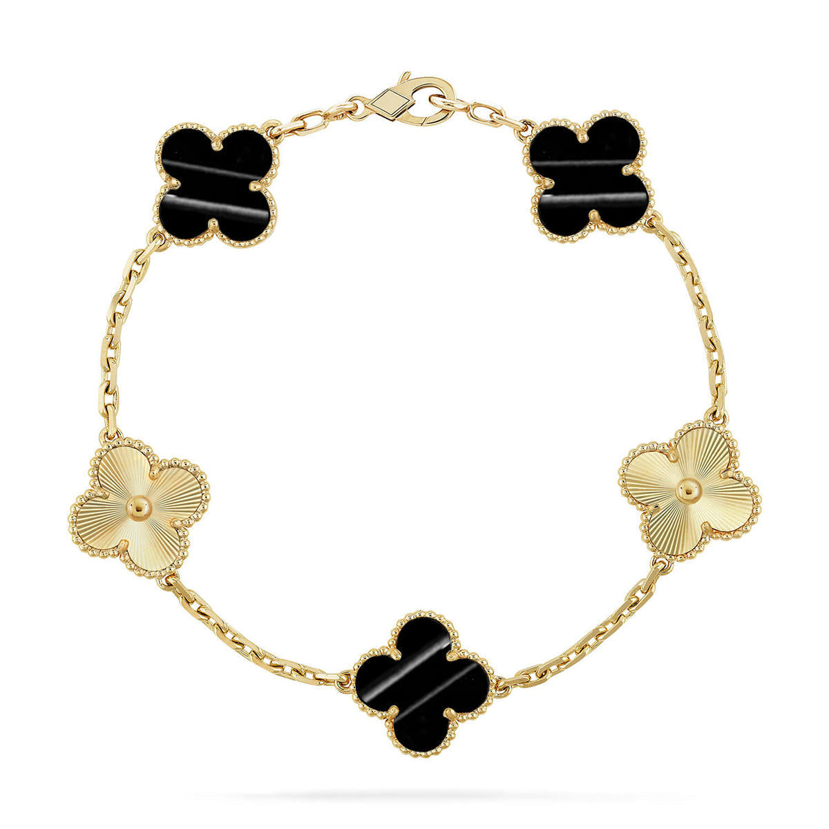 [ECHO ] CLOVER 5 MOTIF PULSAR STONE BRACELET COLLECTION