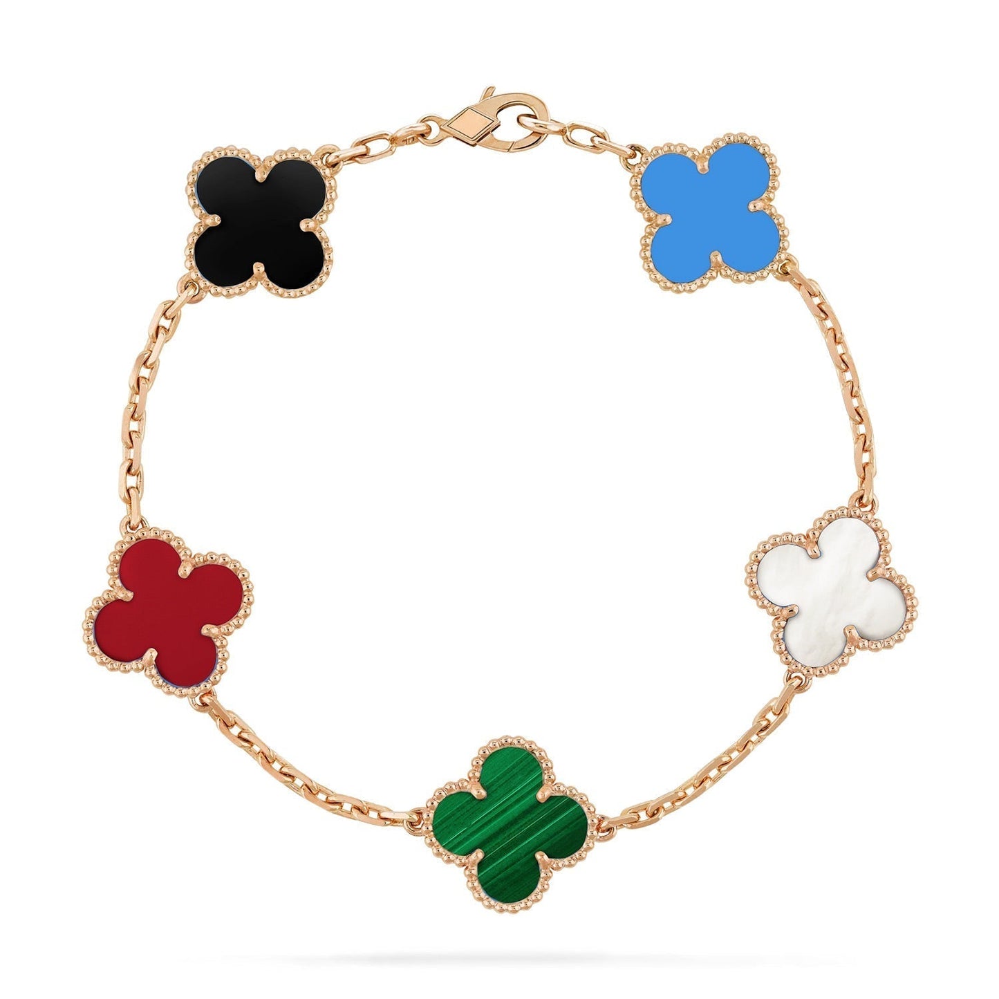 [Echo]CLOVER 5 MOTIFS MULTICOLOR  BRACELET