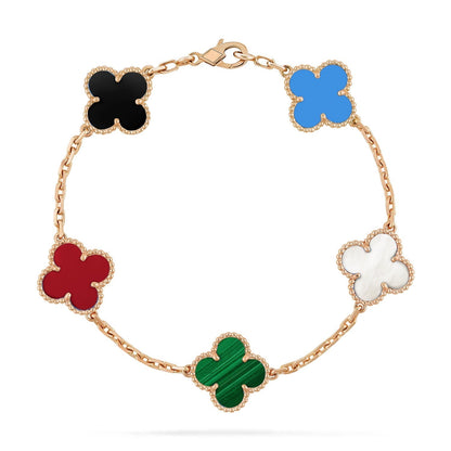 [Echo]CLOVER 5 MOTIFS MULTICOLOR  BRACELET