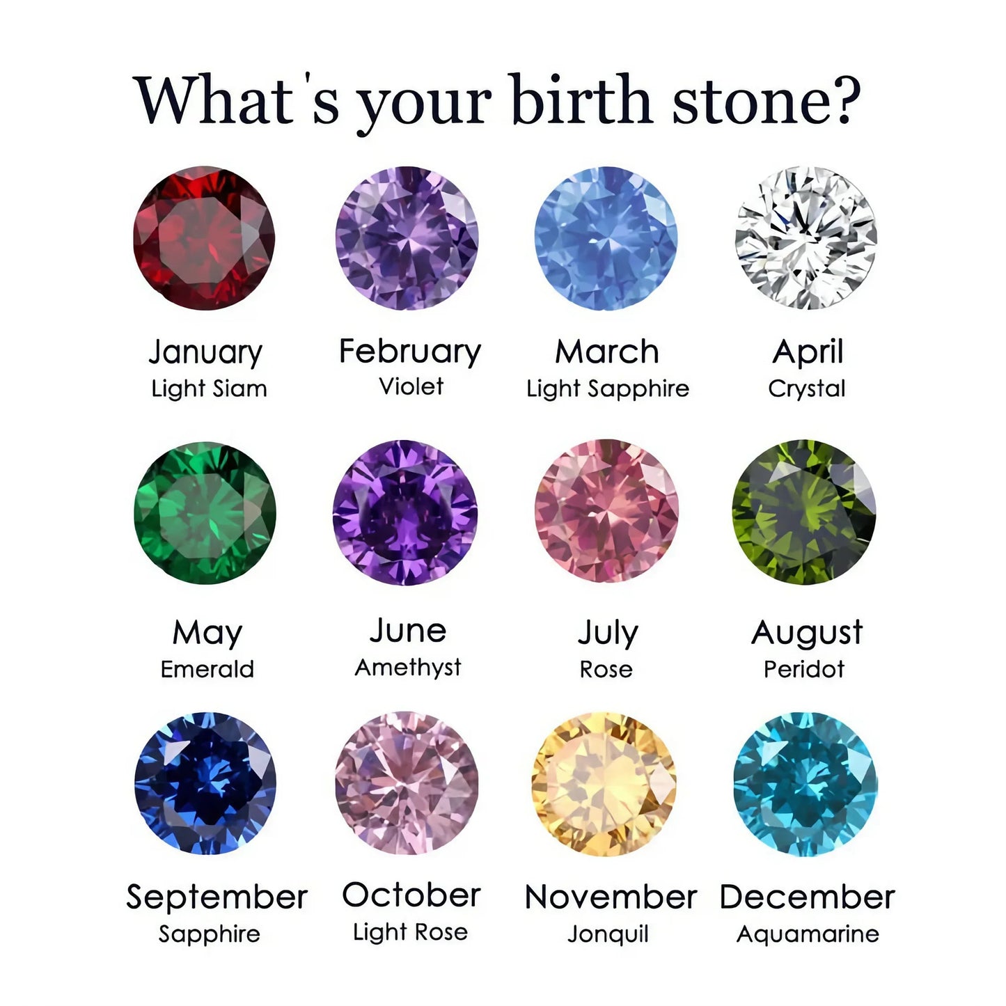 [Echo Fine]Caitlin Birthstone Pearl Necklace