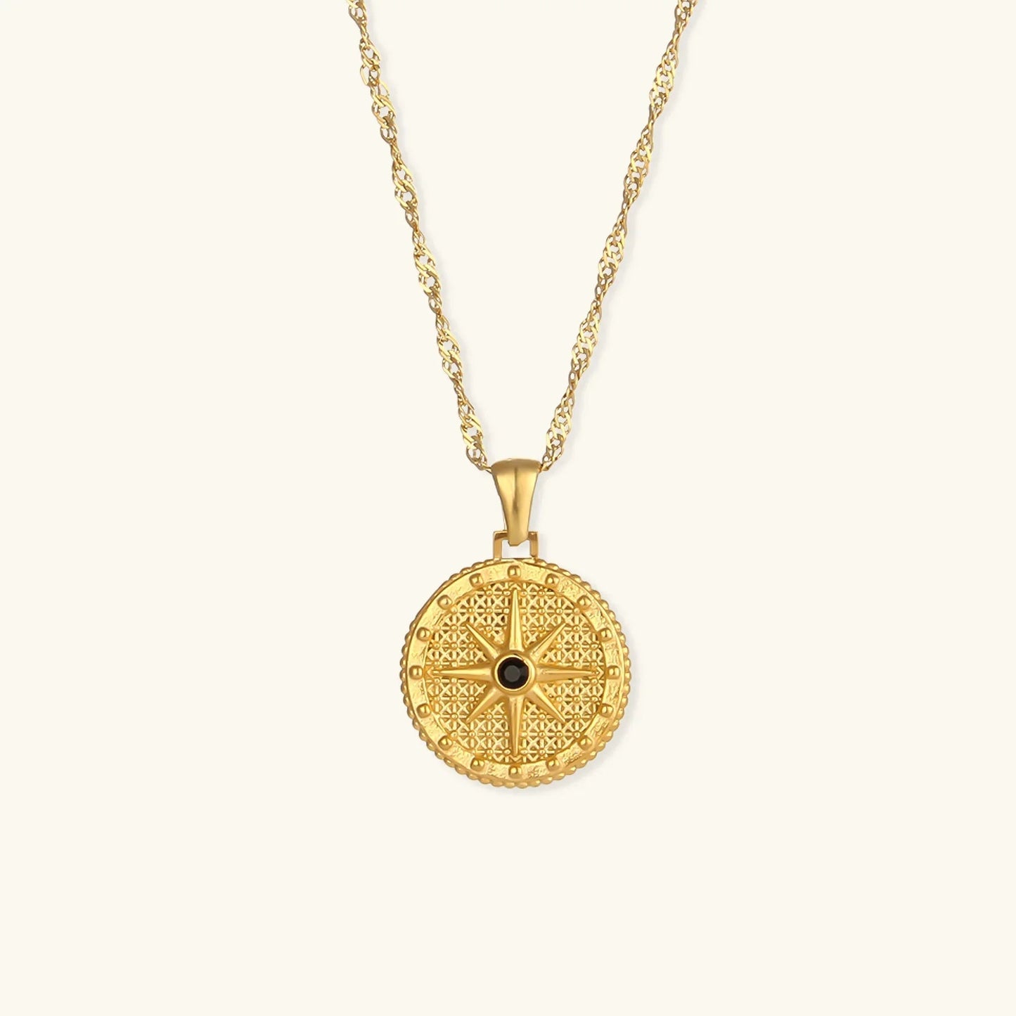 [Echo Fine]Ellie Compass Necklace