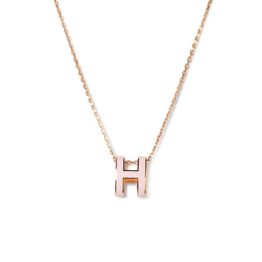 [Echo ]POP H PEDANT PINK GOLD