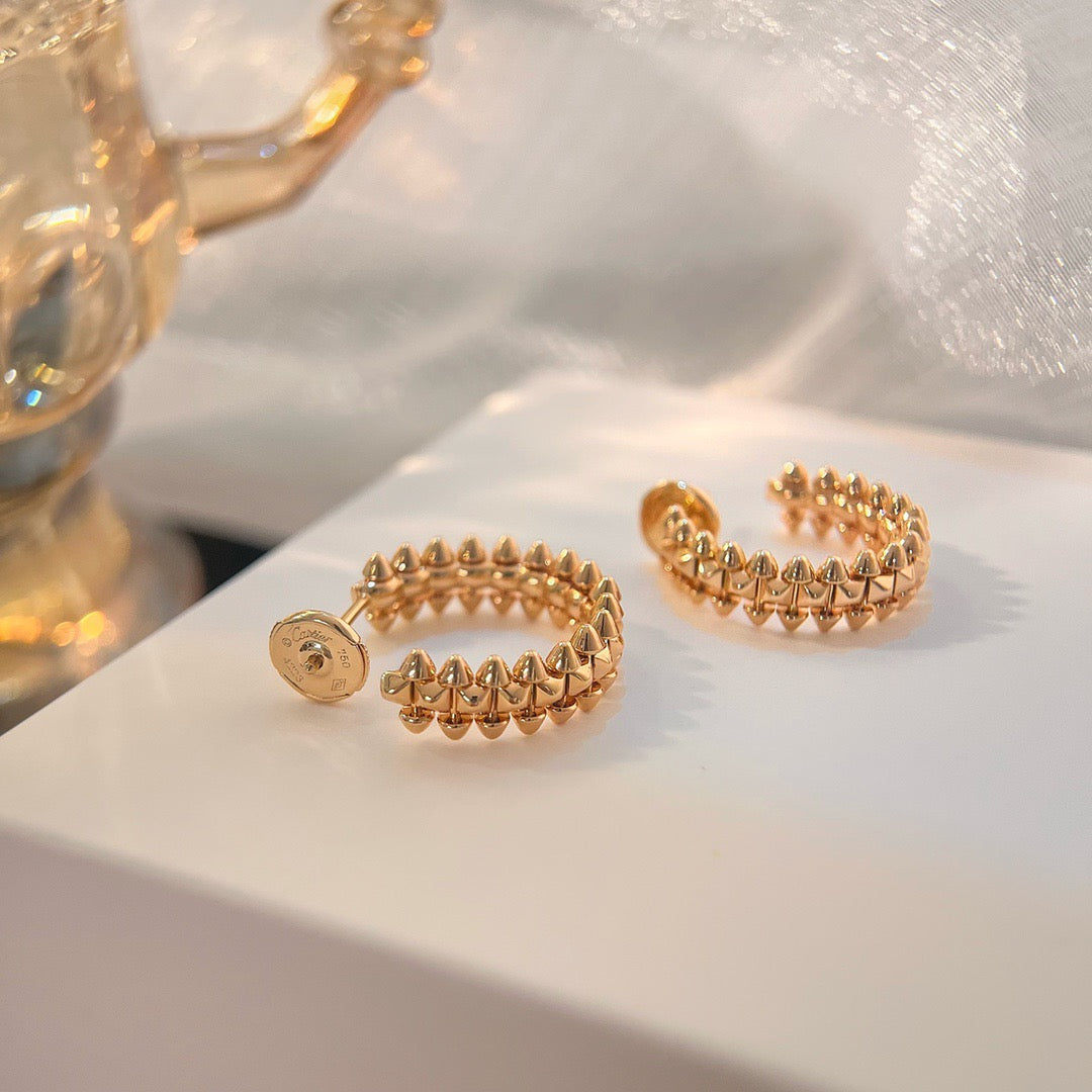 [Echo ]CLASH SMALL HOOP EARRINGS