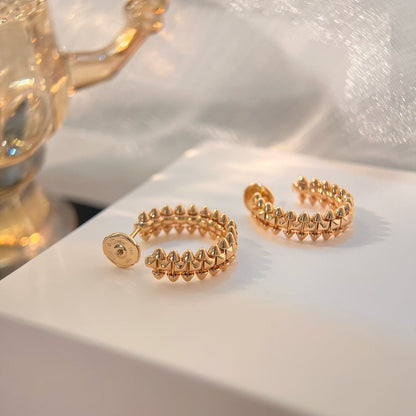 [Echo ]CLASH SMALL HOOP EARRINGS