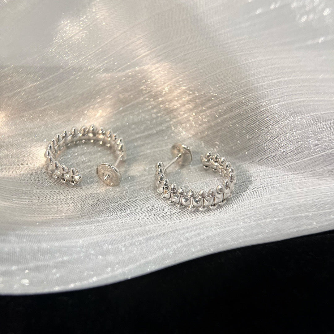 [Echo ]CLASH SMALL HOOP EARRINGS