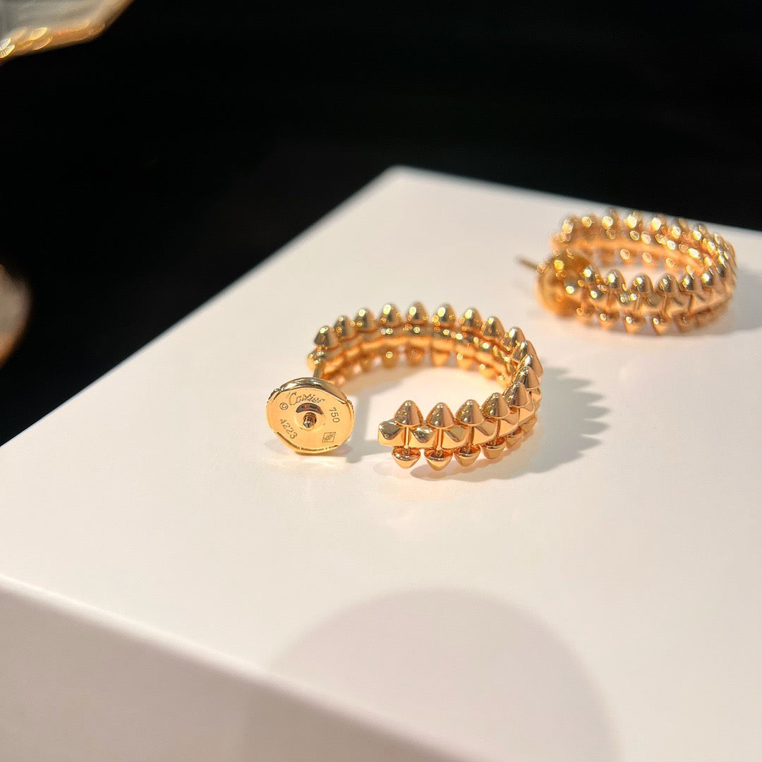 [Echo ]CLASH SMALL HOOP EARRINGS