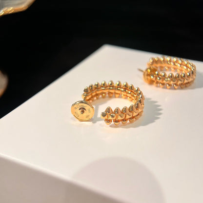 [Echo ]CLASH SMALL HOOP EARRINGS