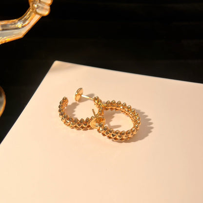 [Echo ]CLASH SMALL HOOP EARRINGS