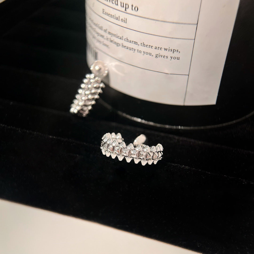 [Echo ]CLASH SMALL HOOP EARRINGS