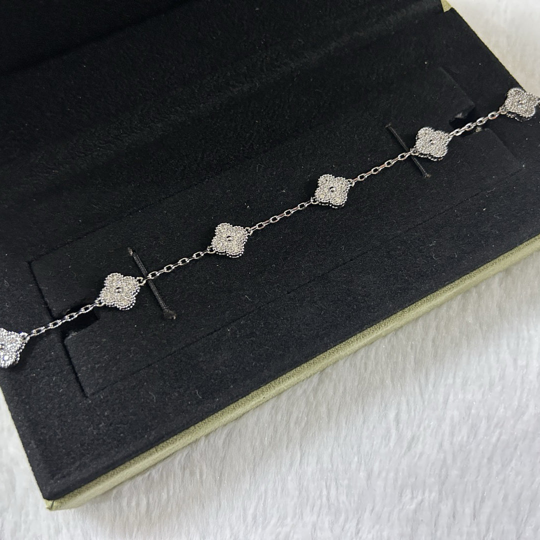 [Echo]CLOVER 6 MOTIF DIAMOND BRACELET