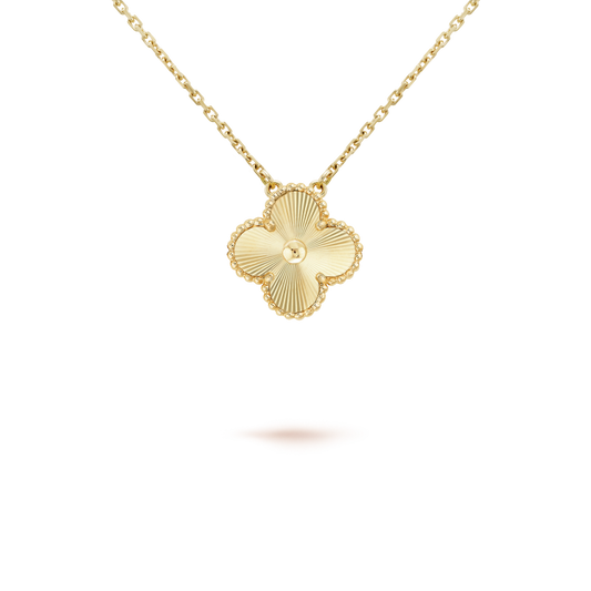 [Echo ]CLOVER 15MM LASER NECKLACE