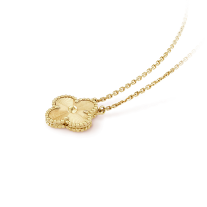 [Echo ]CLOVER 15MM LASER NECKLACE