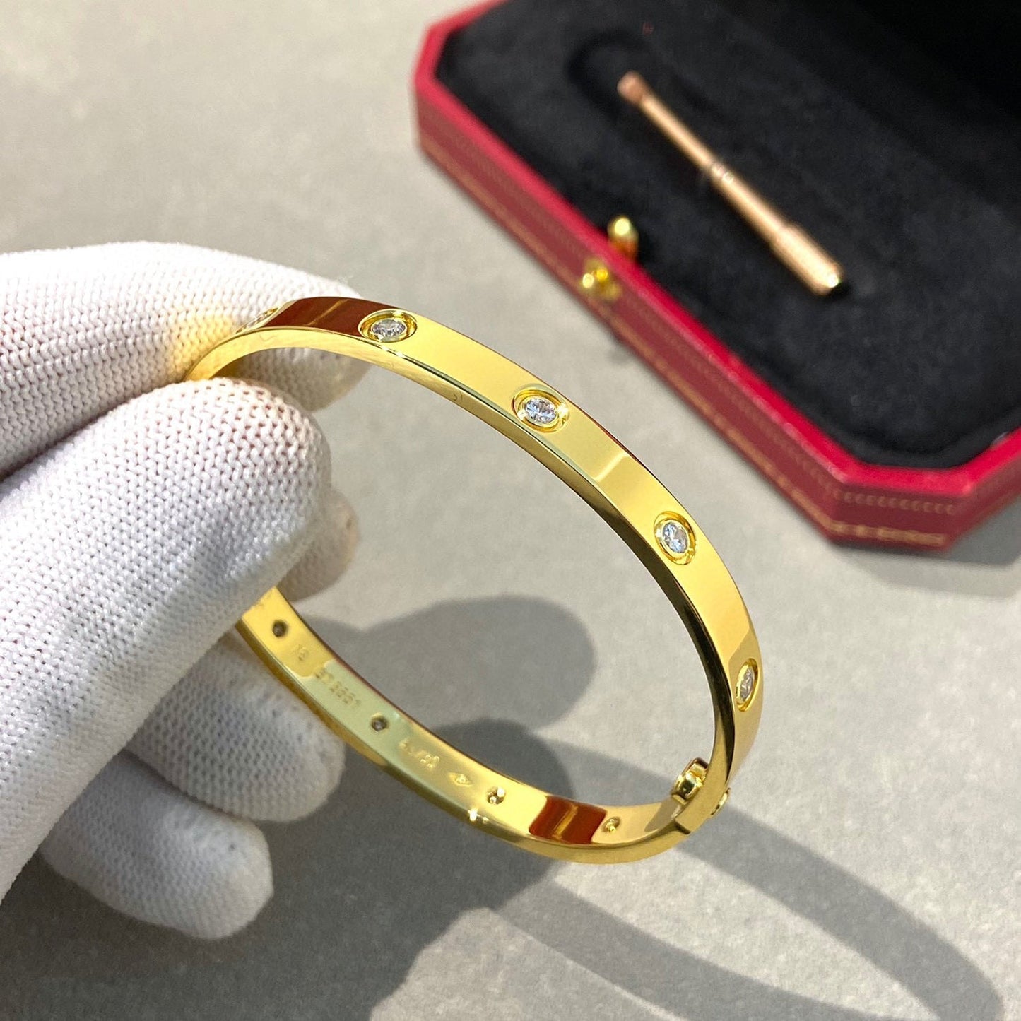 [Echo ]LOVE BRACELET 6.1MM 10 DIAMONDS
