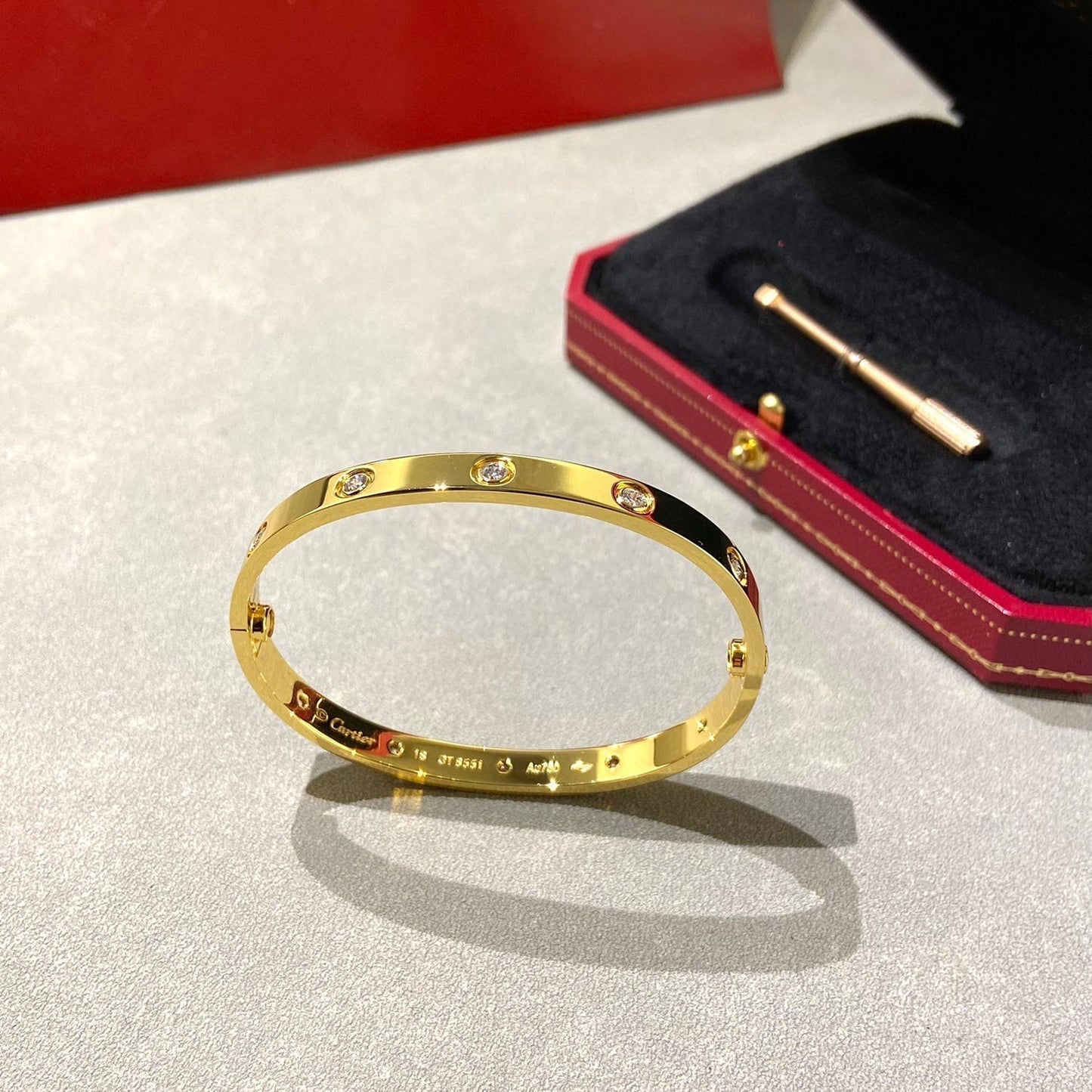 [Echo ]LOVE BRACELET 6.1MM 10 DIAMONDS