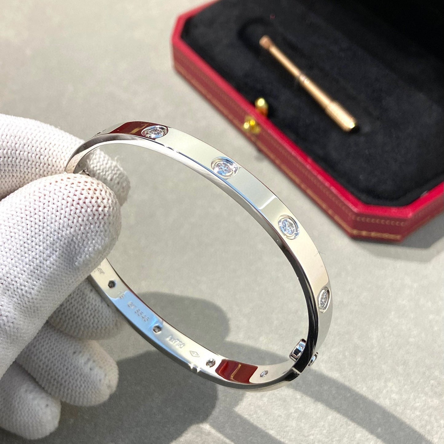 [Echo ]LOVE BRACELET 6.1MM 10 DIAMONDS