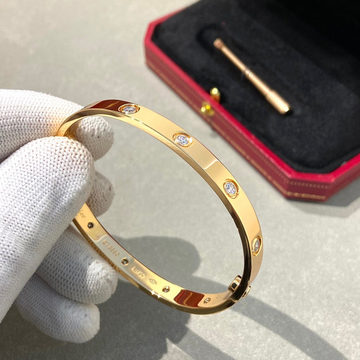 [Echo ]LOVE BRACELET 6.1MM 10 DIAMONDS