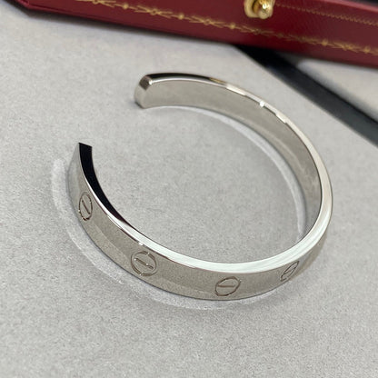[Echo ]LOVE BRACELET 6.1MM 1 DIAMOND OPEN CUFF
