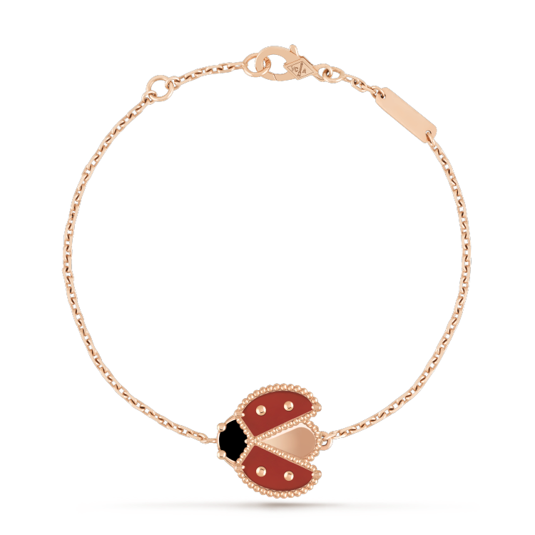 [Echo ]LUCKY SPRING 1 MOTIF PINK GOLD BRACELET