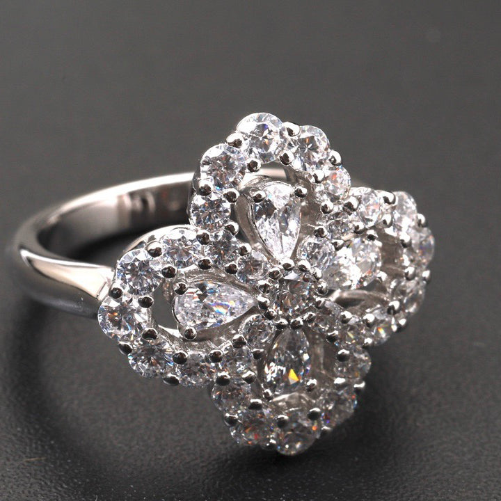 [Echo] LOOP RING VOLLMOTIV DIAMANT 16MM SILBER