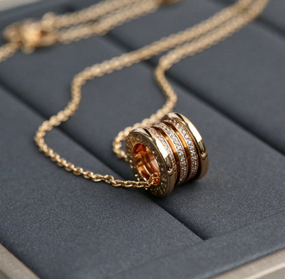 [Echo ]ZERO 1 PINK GOLD DIAMOND NECKLACE
