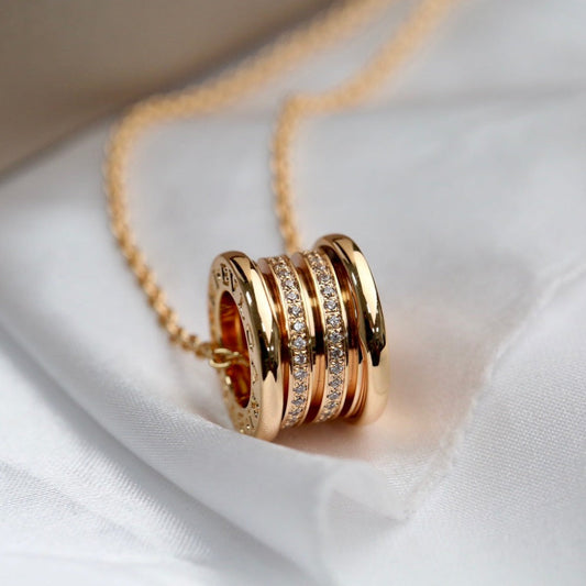 [Echo ]ZERO 1 PINK GOLD DIAMOND NECKLACE