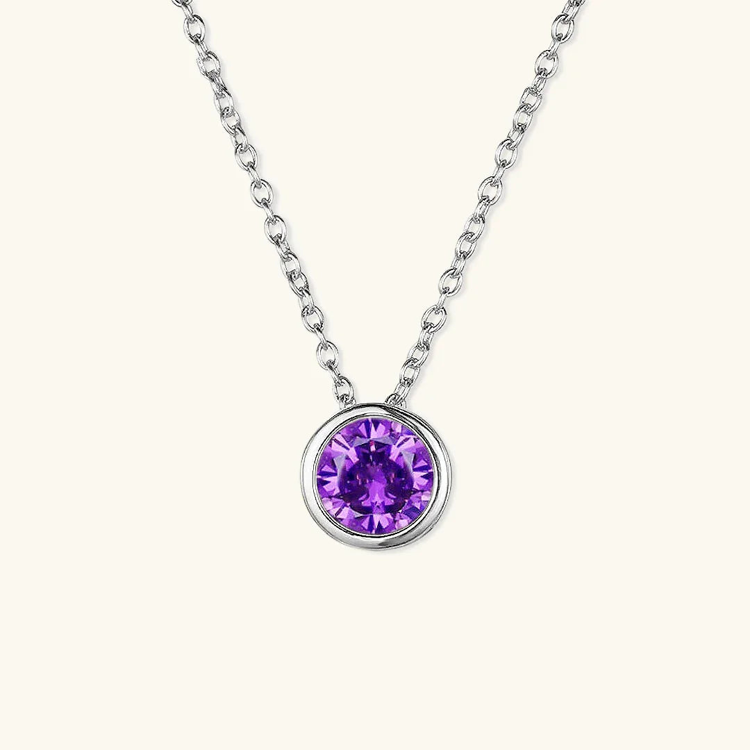 [Echo Fine]Amelia Birthstone Necklace