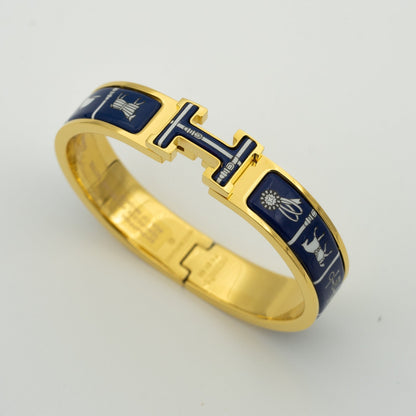 [Echo ]H BRACELET BLUE CERAMIC