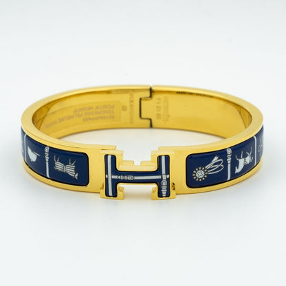 [Echo ]H BRACELET BLUE CERAMIC