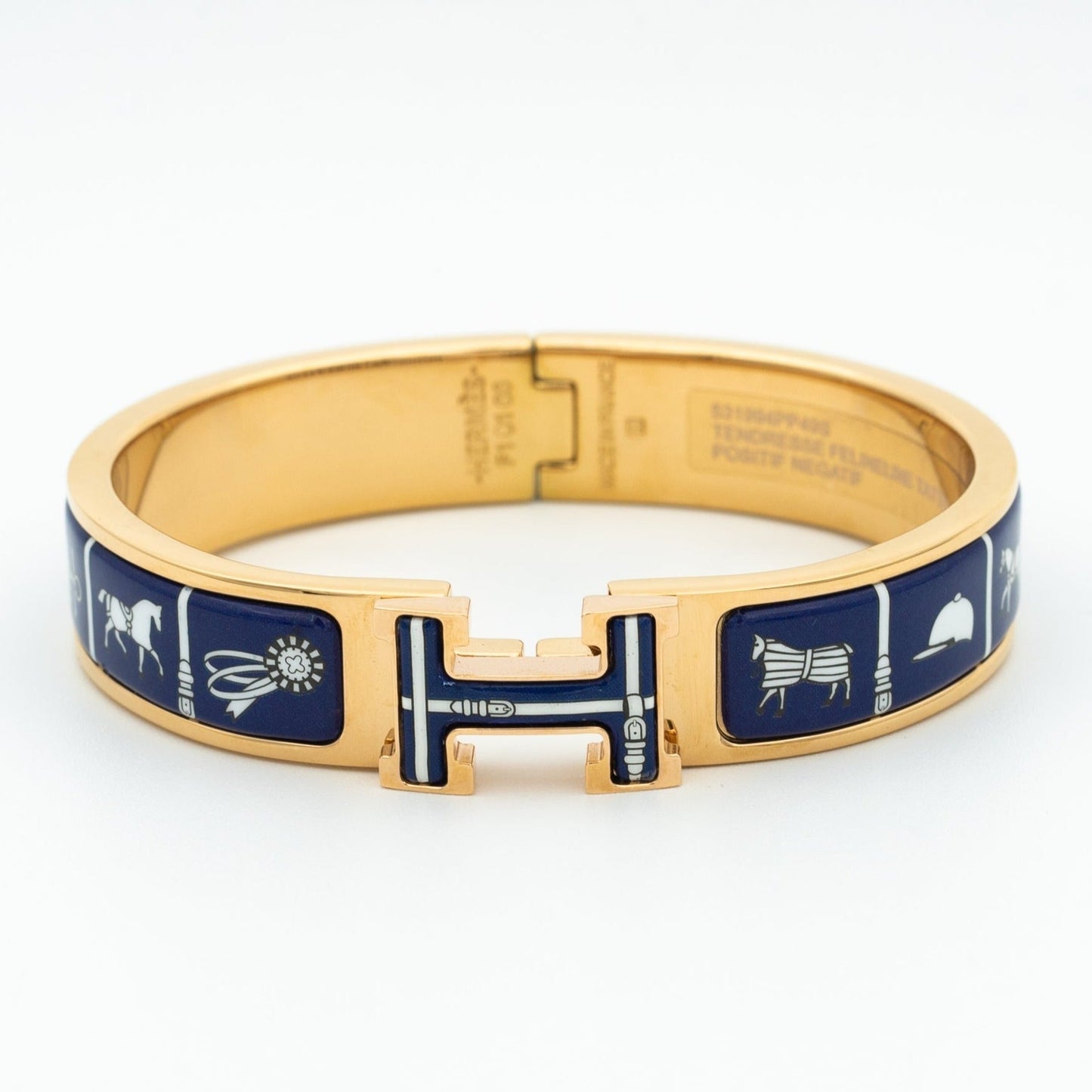 [Echo ]H BRACELET BLUE CERAMIC