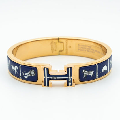 [Echo ]H BRACELET BLUE CERAMIC