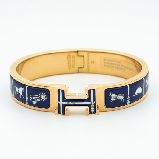 [Echo ]H BRACELET BLUE CERAMIC