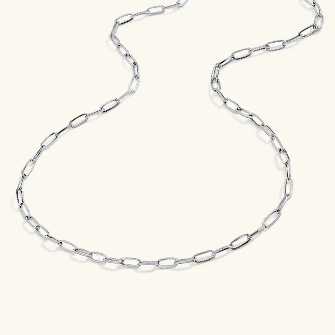 [Echo Fine]Nadia Paperclip Chain Necklace