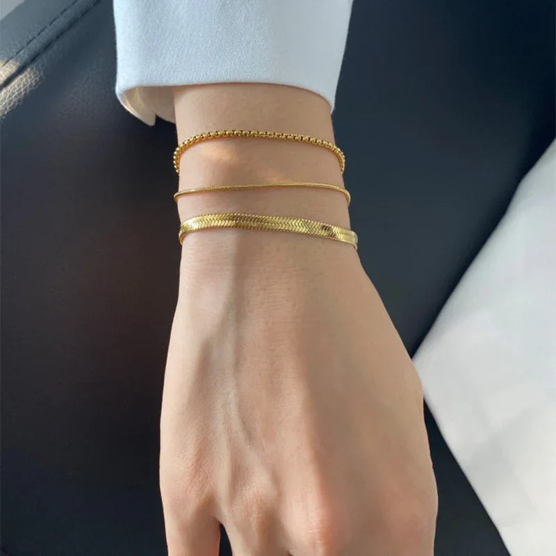 [Echo Fine]Janet Gold Bracelet